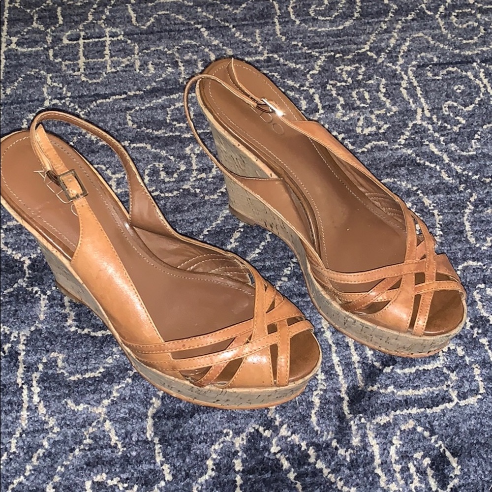 Aldo Tan Sandal Heels